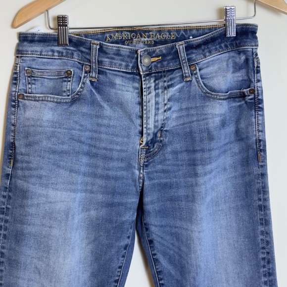 American Eagle Outfitters Slim Straight Extra Flex Men's Jeans Size 32x32 - Picture 2 of 14